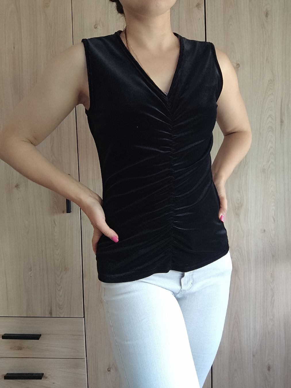 Tops: Black Velvet Top Size S Canda – D'occasion à Mägenwil par VintageGirly 2