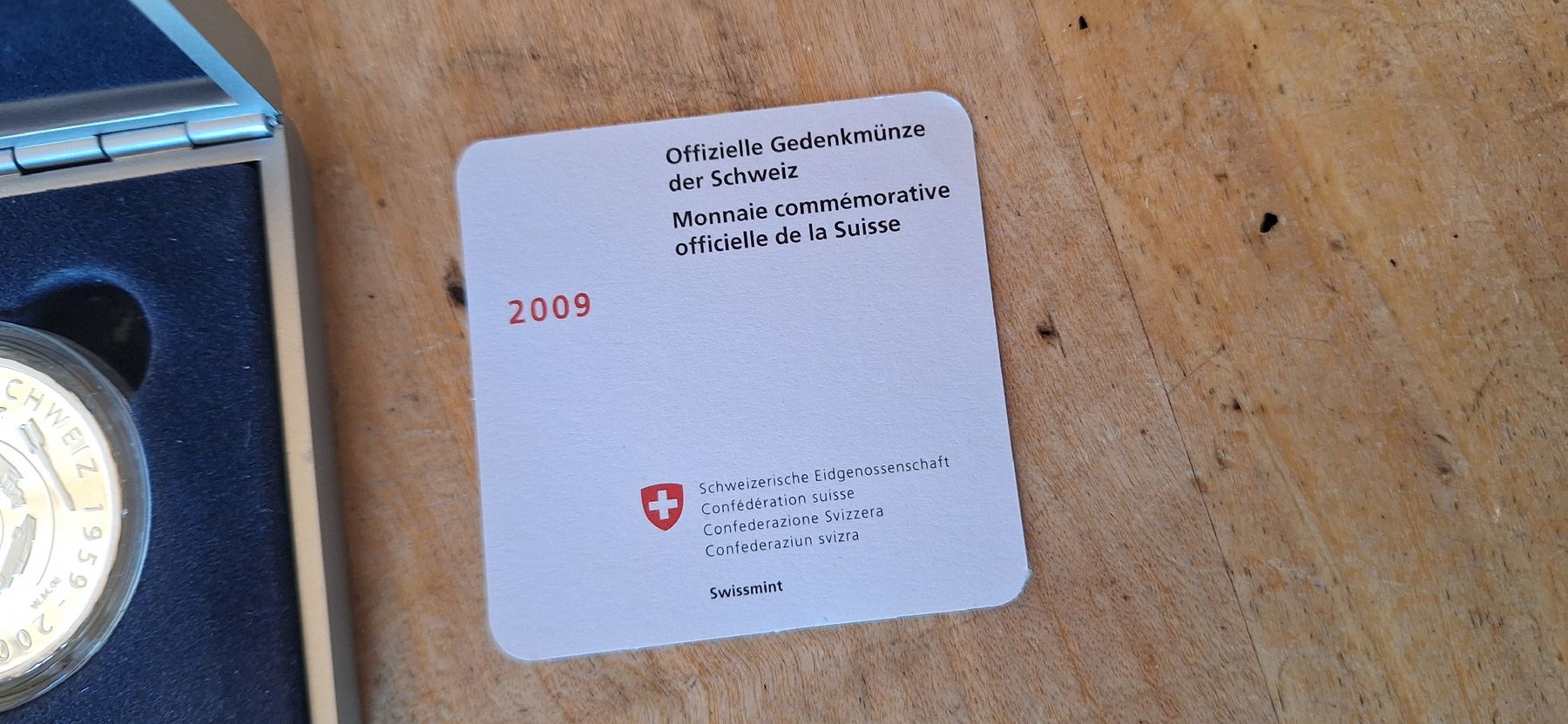 Alle Münzen: Pièce commémorative Suisse 2009 musée des transports – Neu und originalverpackt aus Le Sentier von Loorenz 2