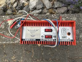 ABSAAR SE-Batterieladegerät 6 AMP Typ 61263 Ladegerät 6V 12V