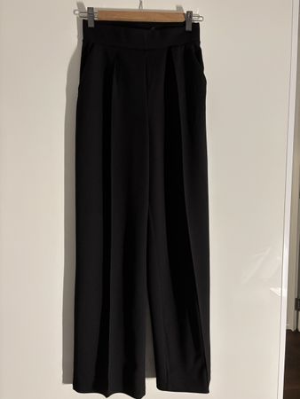 H&M Black wide trousers