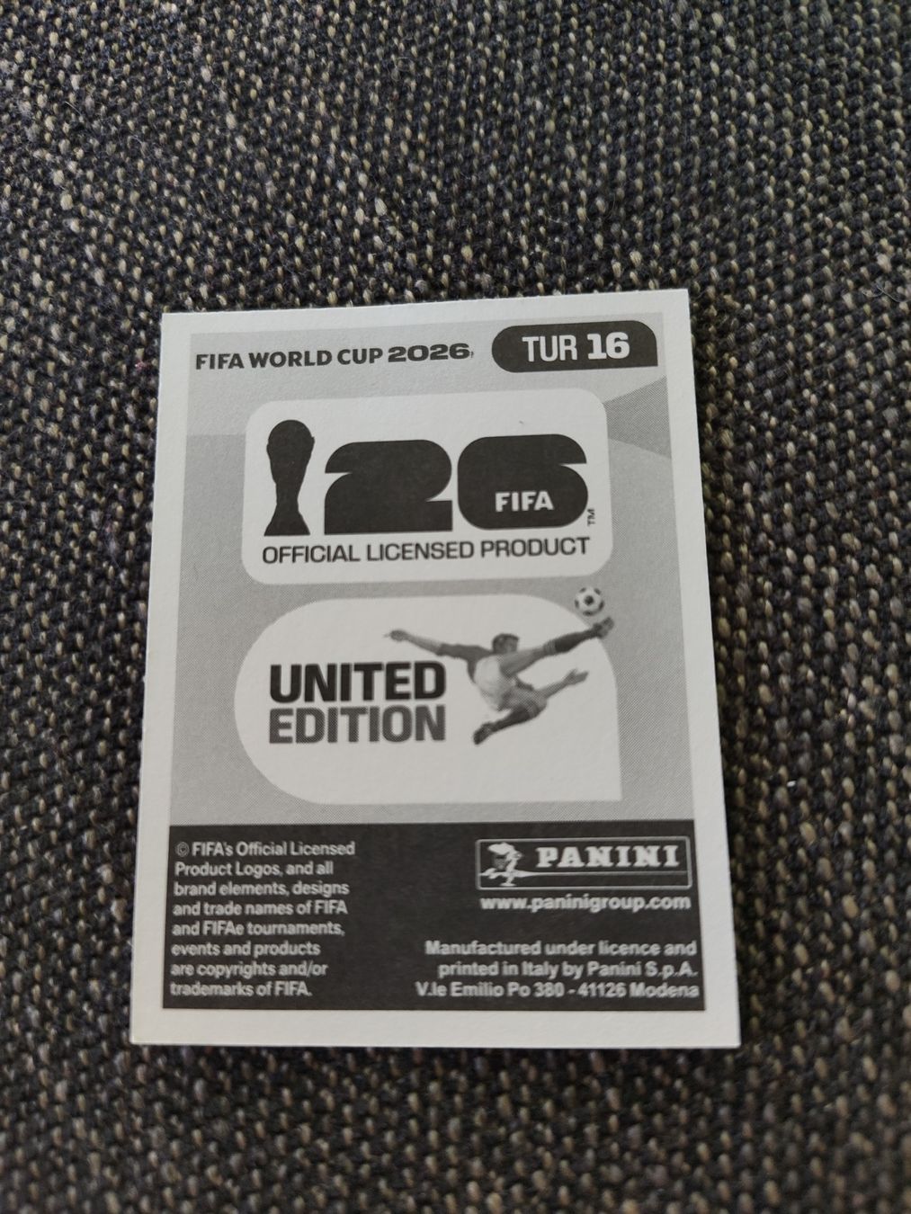 Panini Sammelbilder & Trading cards: Panini 2026 Wm Tur 16 – Neu (gemäss Beschreibung) aus Lieli von Maholo 1