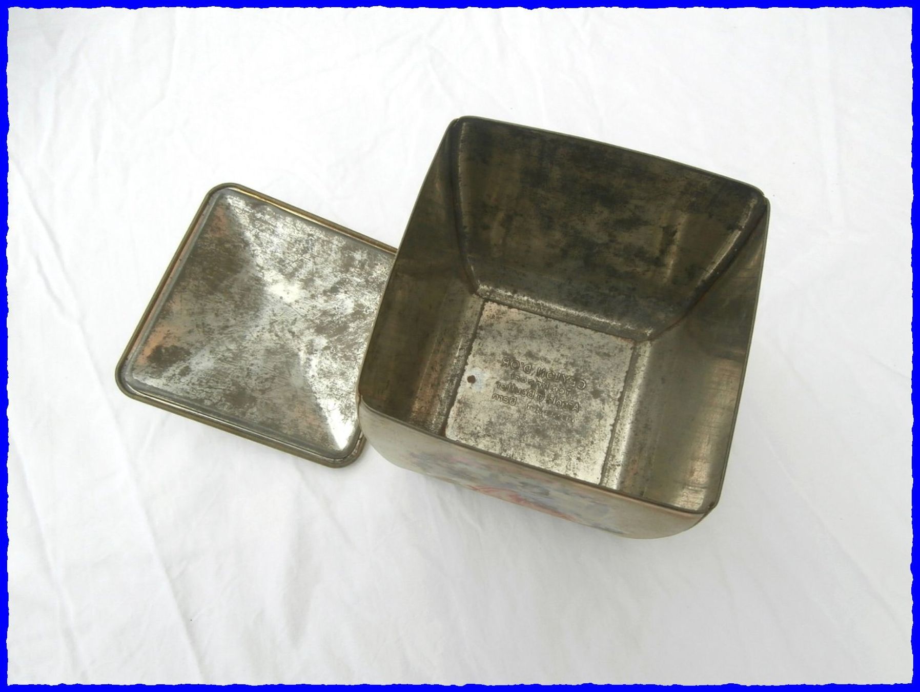 Barattoli: alte Blechdose "CEYLON D`OR" - Tee-Import G.Beutter AG, Bern – Usato da Worblaufen venduto da Re_mo81 7