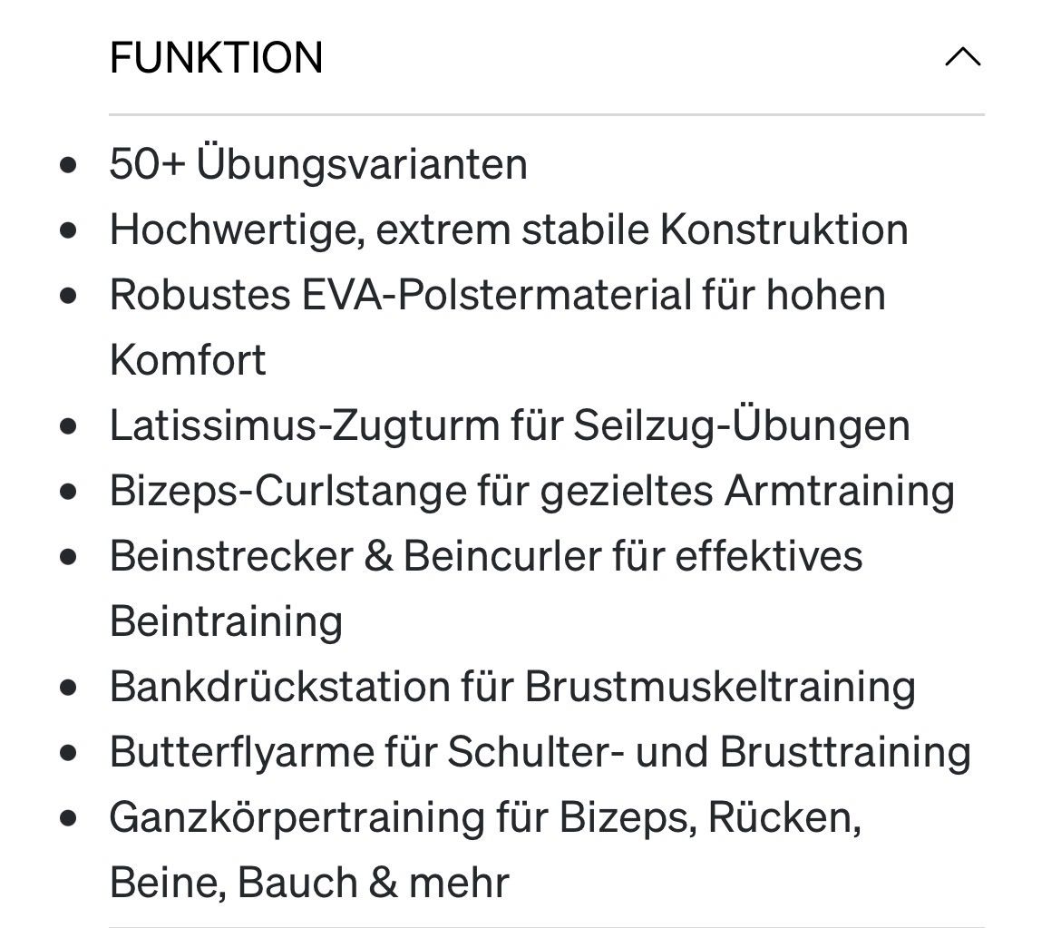 Hometrainer: Sportstech Kraftstation M50 – Usato da Teufen AR venduto da florianreiser 8