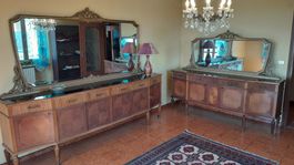 Sideboard mit Spiegel, Vintage, Holz, guter Zustand