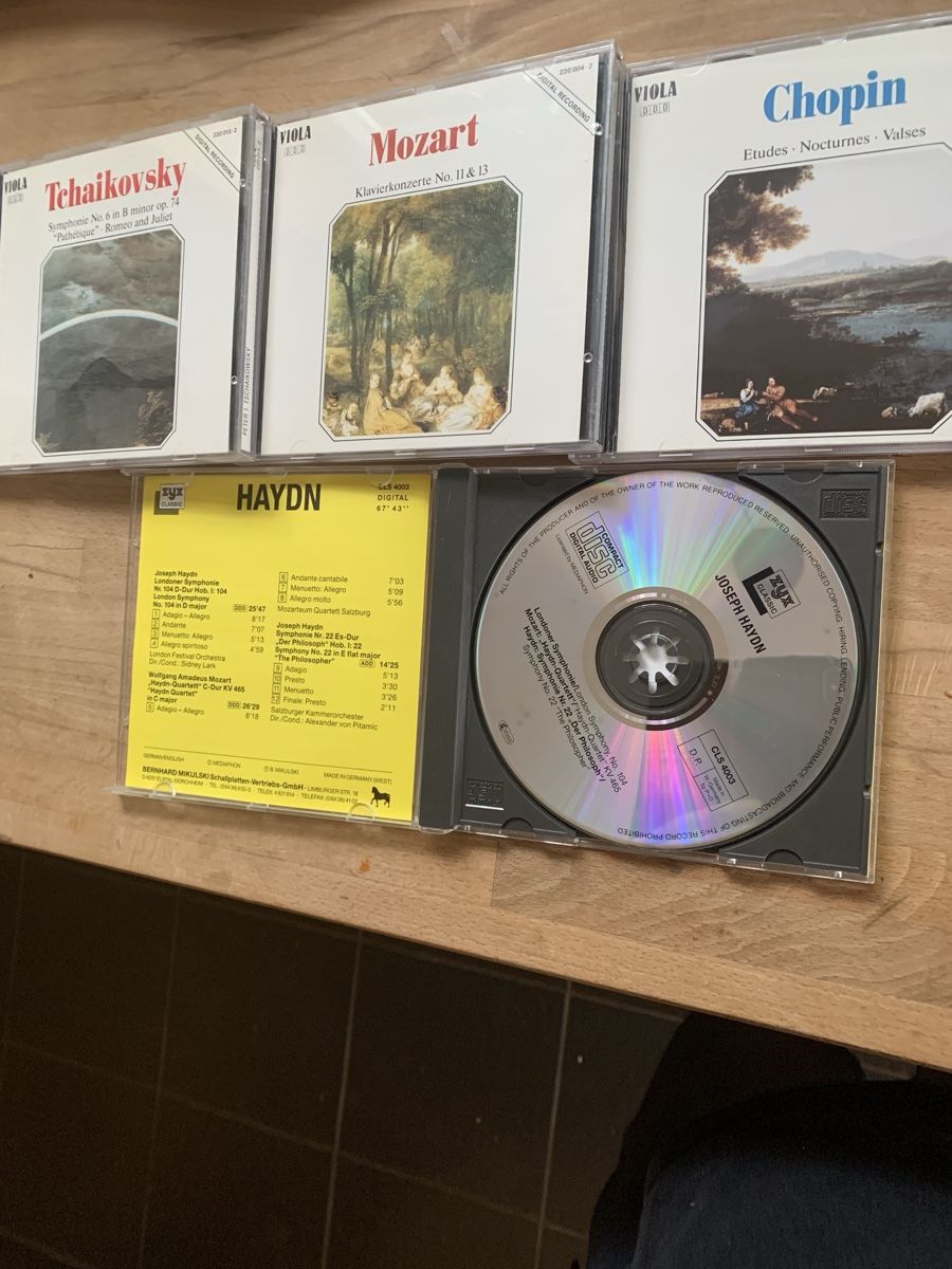 CD: 4 CD Klassische Musik  – Usato da Brugg AG venduto da Simone92