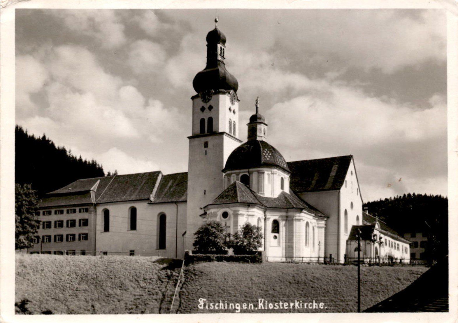 Cartoline postali: Fischingen TG Klosterkirche., 1940 – Usato da Solothurn venduto da Bepposol