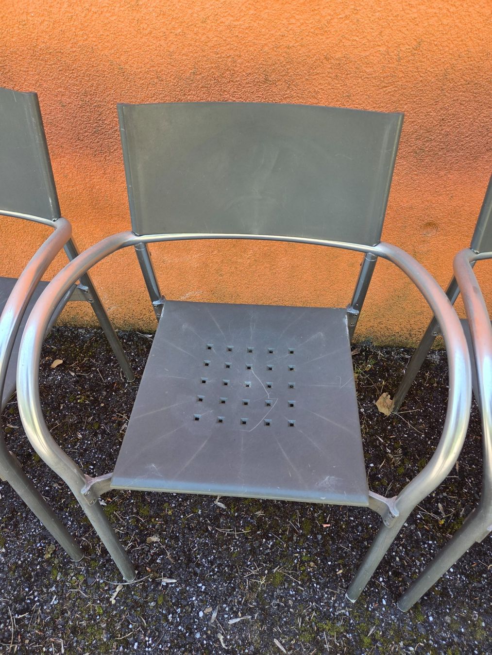 Sedie: Vier Gartenstühle, Design Carlo Bertoli – Usato da Laufen venduto da dixiemen 4