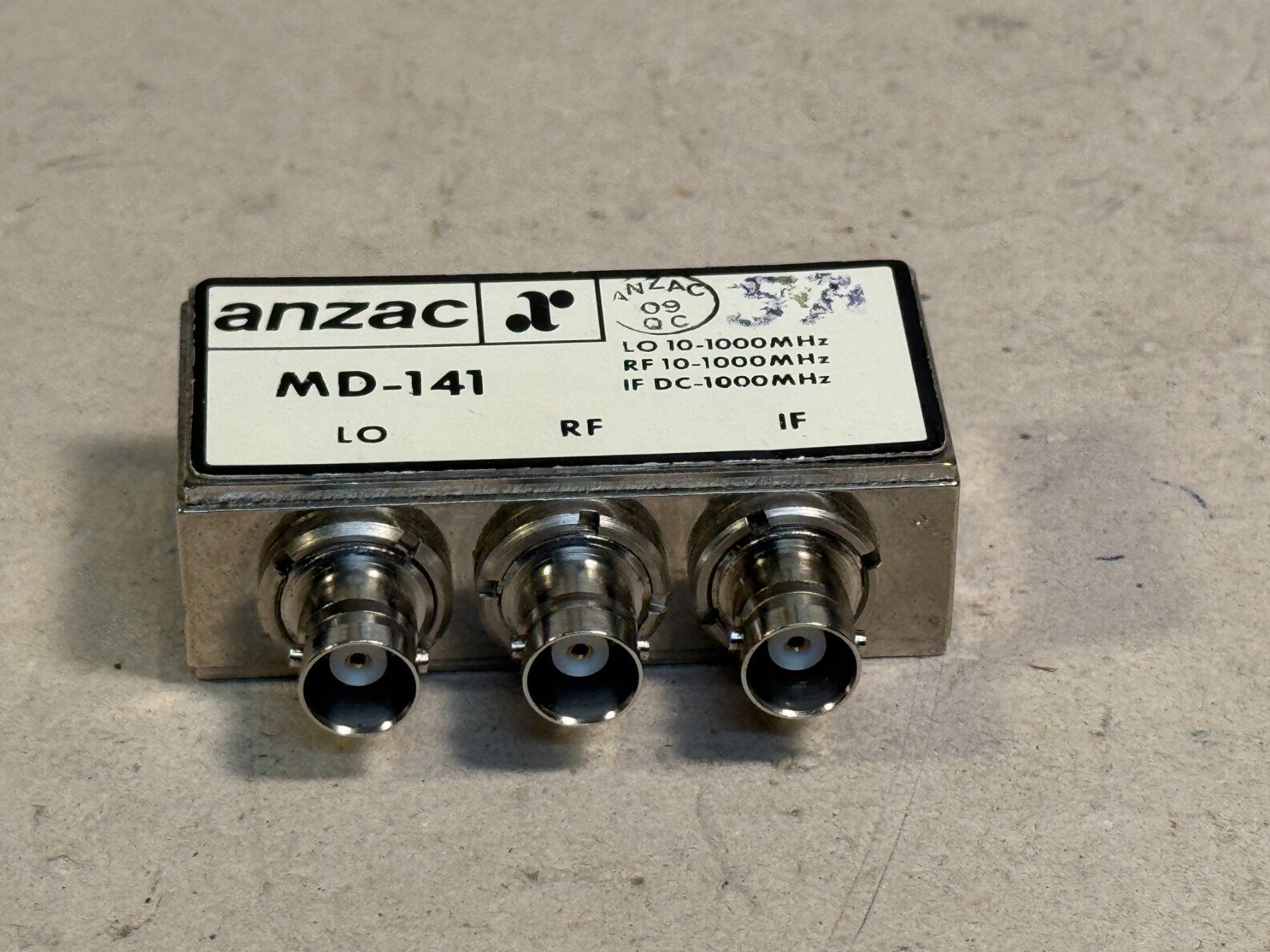 Funktechnik: Koaxial-Mischer Anzac MD 141 – Gebraucht aus Ins von funkflieger 2