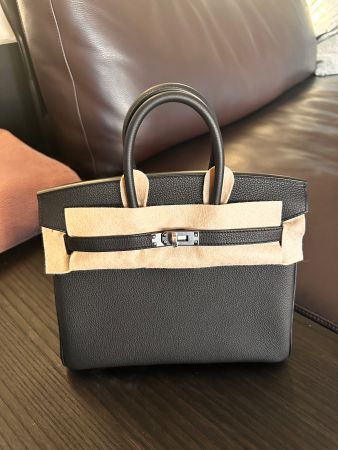 Hermès Birkin 25 Togo Black PHW G NEW