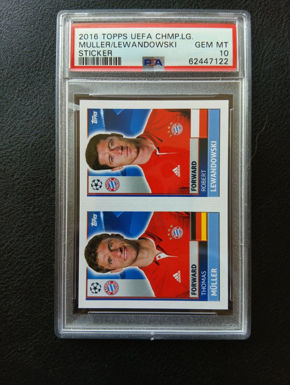 Panini Sammelbilder & Trading cards: 2016 Topps Müller Lewandowski PSA 10 – Gebraucht aus Steinen von antikesundseltenes