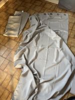 Rideaux occultants NOTTE LIN 135x250 cm, couleur beige.