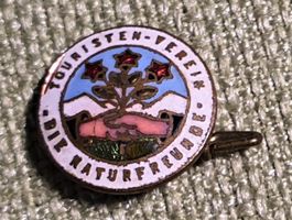 N677 - Alte Brosche Touristen Verein Die Naturfreunde