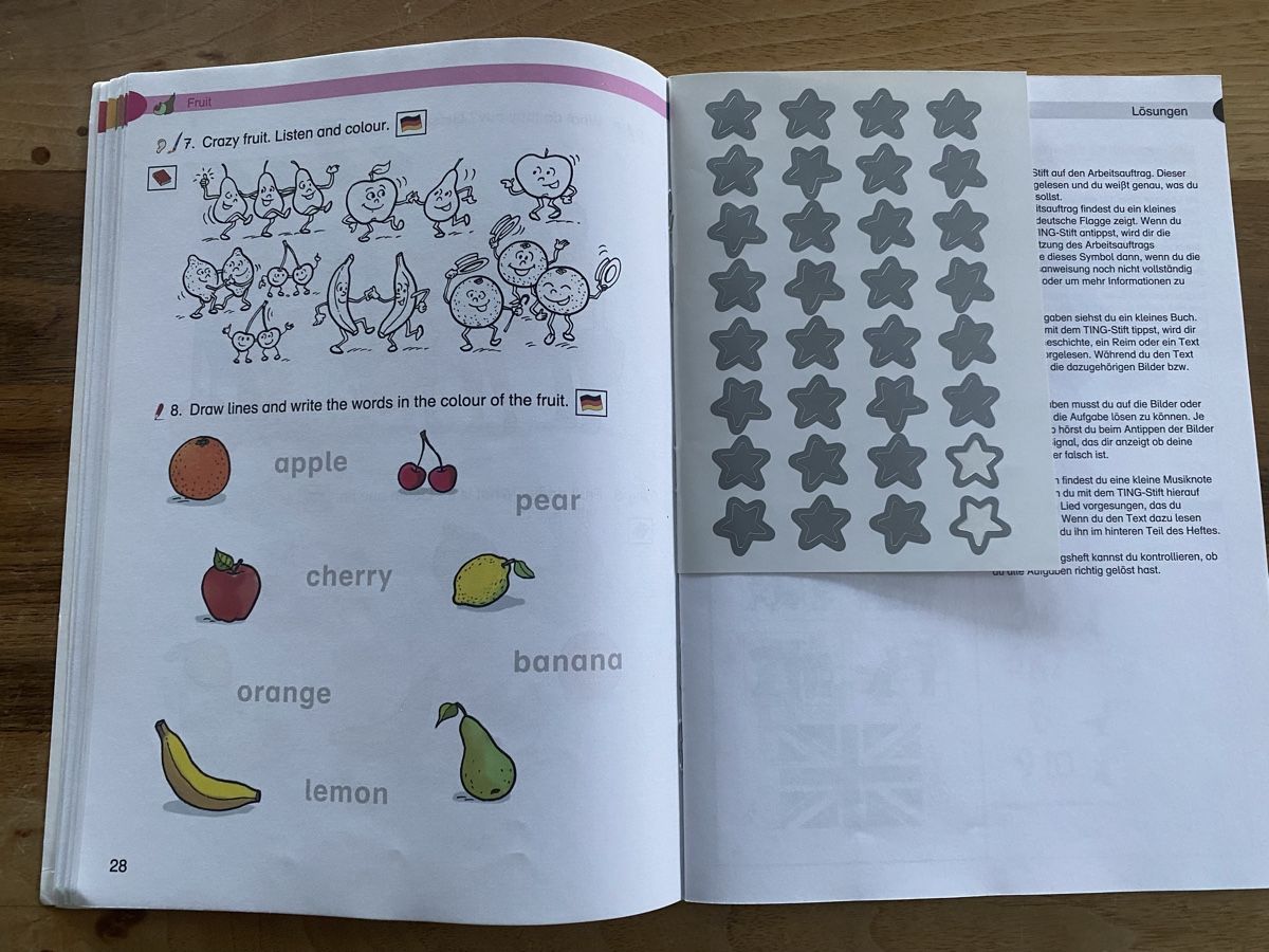 Libri: TING Buch Englisch Stars 1/2 Arbeitsheft Sprachen – Usato da Horw venduto da dreamsofacid 4