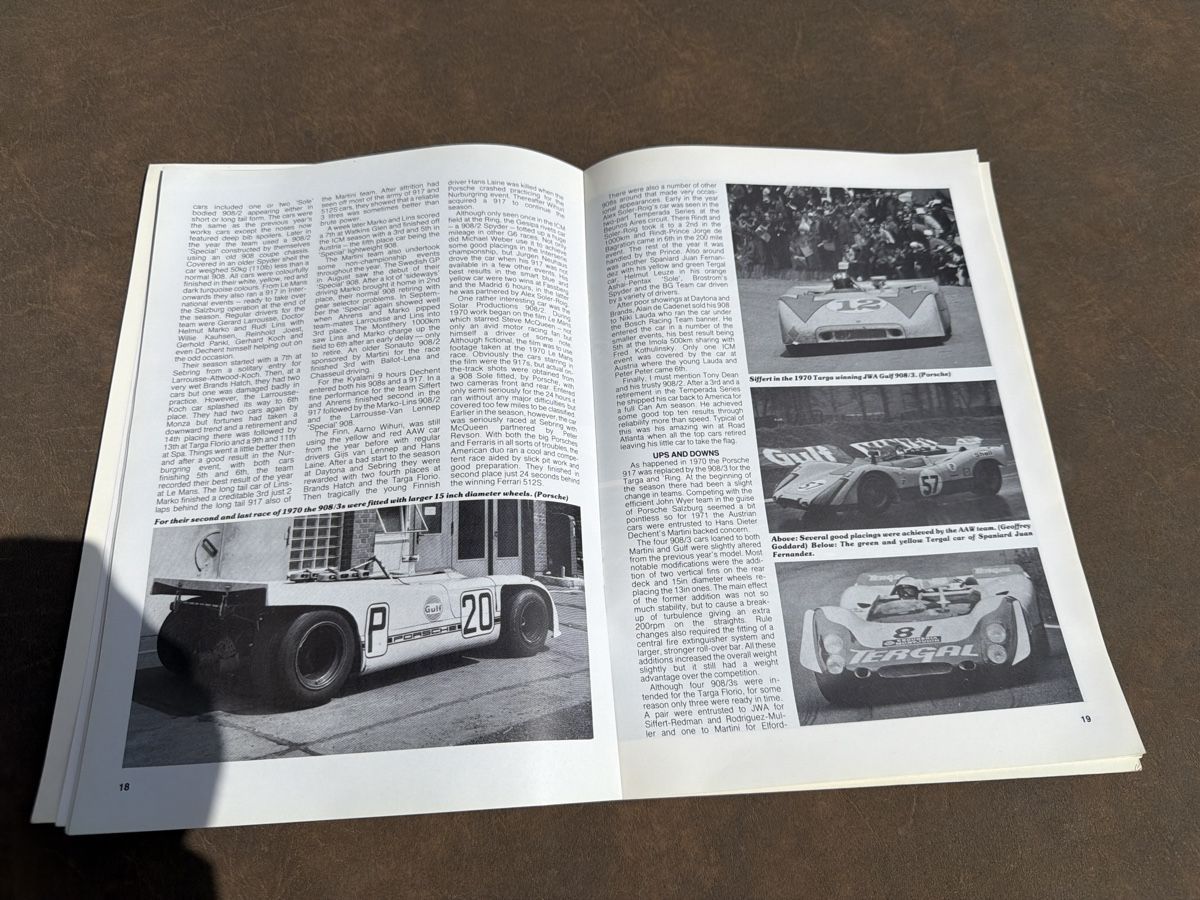 Porsche Documenti: Broschüre: Porsche 908 - rar – Nuovo (secondo la descrizione) da Wolfwil venduto da Rolex1 3