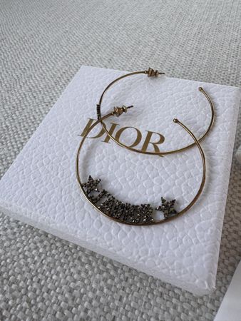 Dior J'Adior Creolen Metall in Antikgold