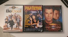 Lot Travolta de 3 DVDs: Pulp Fiction, Be Cool, Broken Arrow