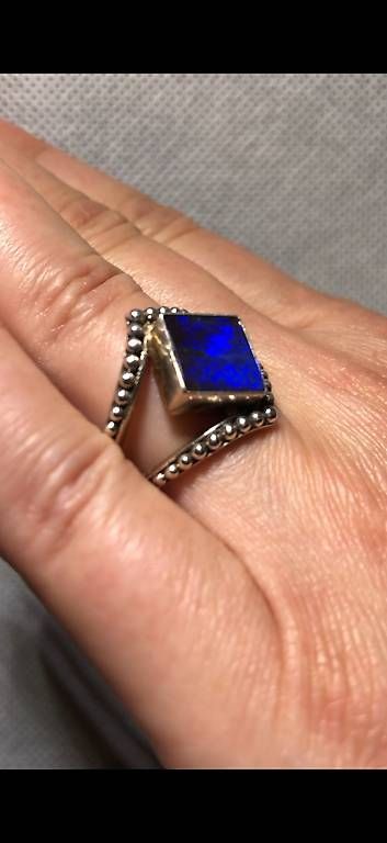 Ringe: Silberring mit Boulder Opal( Neu nicht getragen ) – Gebraucht aus Wigoltingen von SANDROPAL