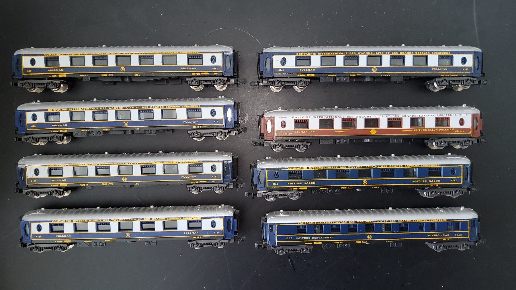 Lima Modellini di ferrovie: 8 Pullmann Wagen, LIMA, Spur N – Usato da Hinterkappelen venduto da himi02