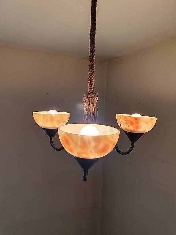 Lampade: Alabaster-Lampe – Usato da Sachseln venduto da jose1927 1