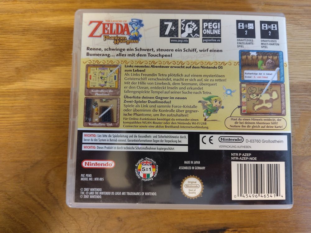 The Legend of Zelda Phantom Hourglass - Nintendo DS (CiB) (Gebraucht ...