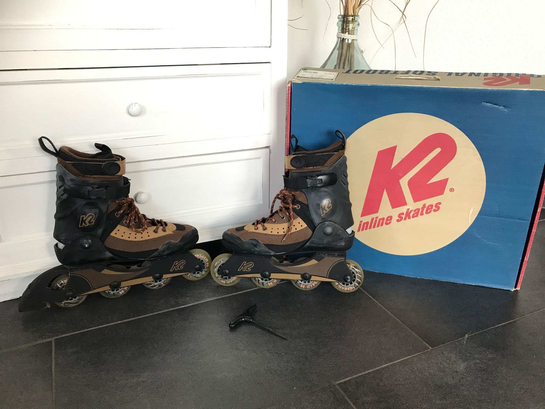 K2 Pattini in linea & Pattini a rotelle: K2 Inline Skates, Grösse 39.5, Top Zustand – Usato da Düdingen venduto da Manuela14 2
