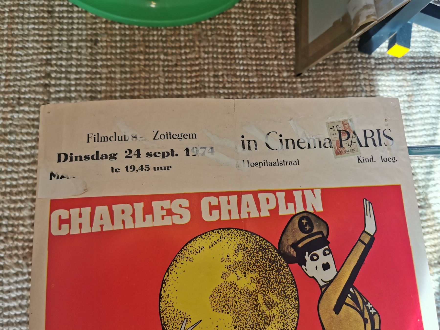 Foto & Immagini: Affiche vintage Charlie Chaplin 1968 – Usato da Montreux venduto da LeVintage33 1