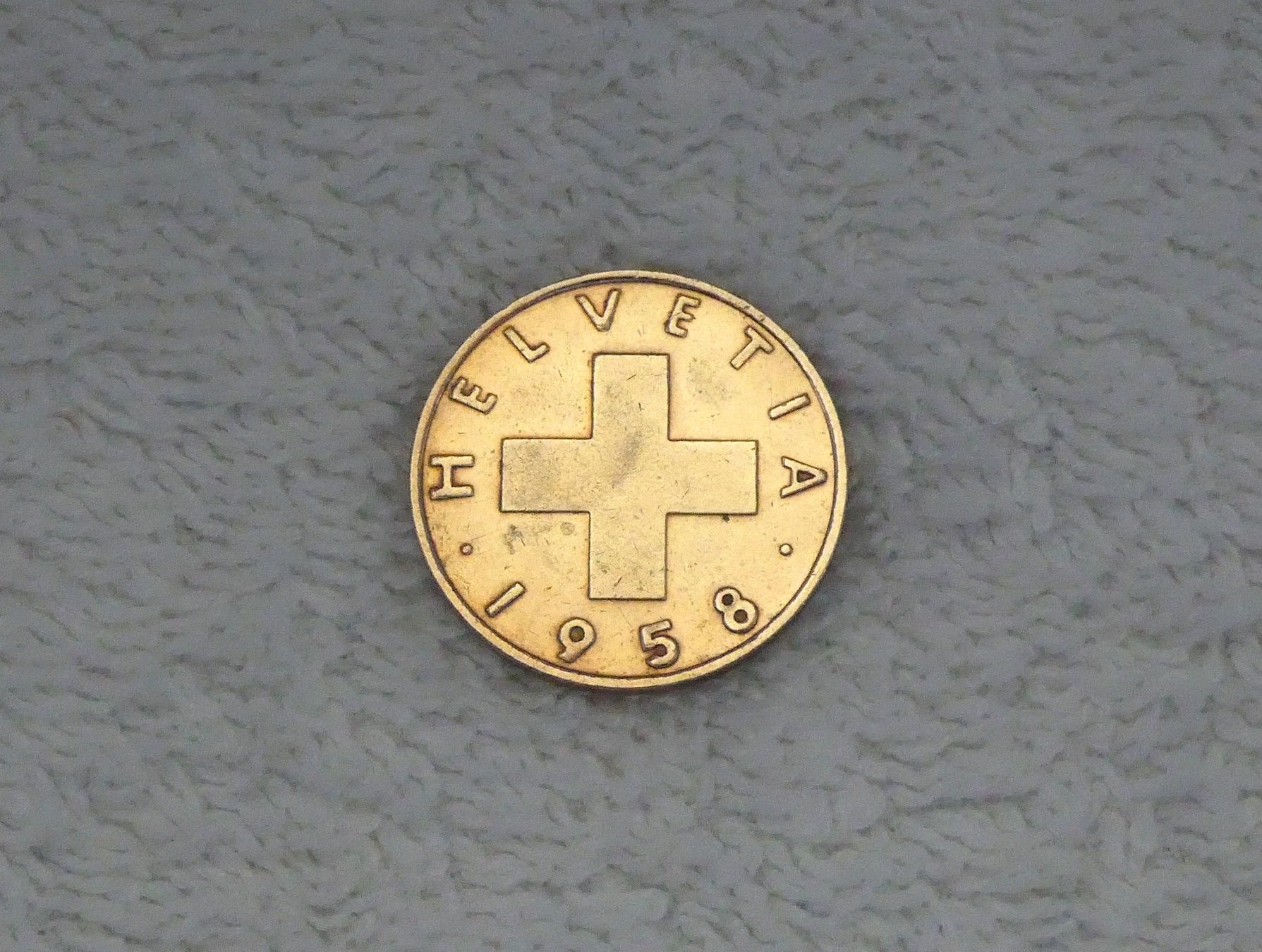 Tutti le monete: 2 centimes/rappen 1958 – Usato da Nyon venduto da Ilmi09 1