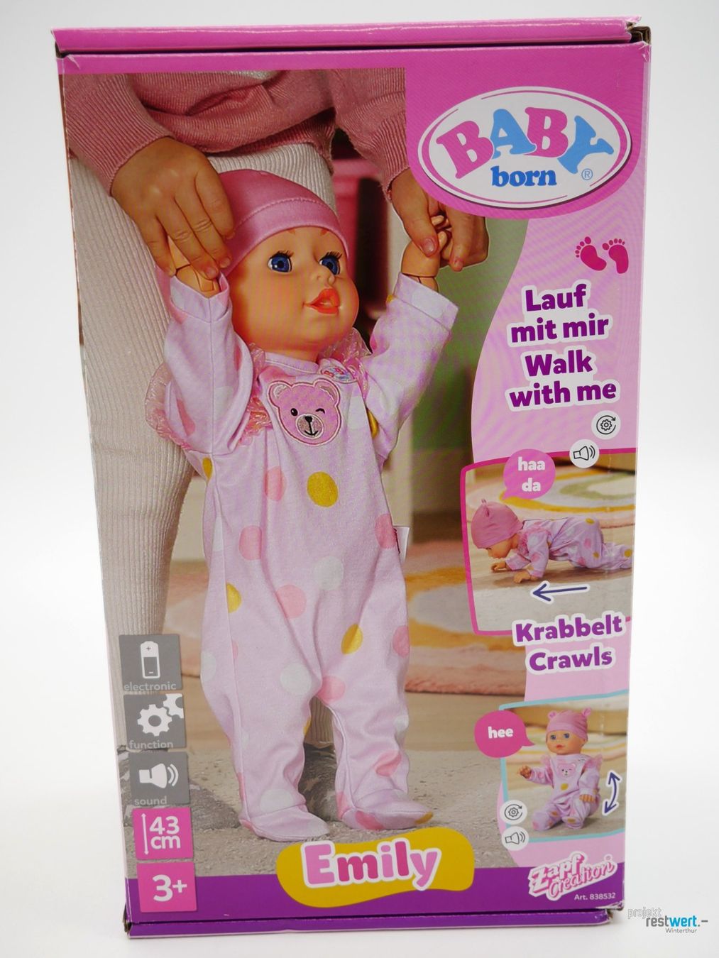 Zapf Creation Bambole: ZAPF CREATION - Baby born "Emily" 43 cm – Nuovo (secondo la descrizione) da Winterthur venduto da Restwert_Winterthur 4