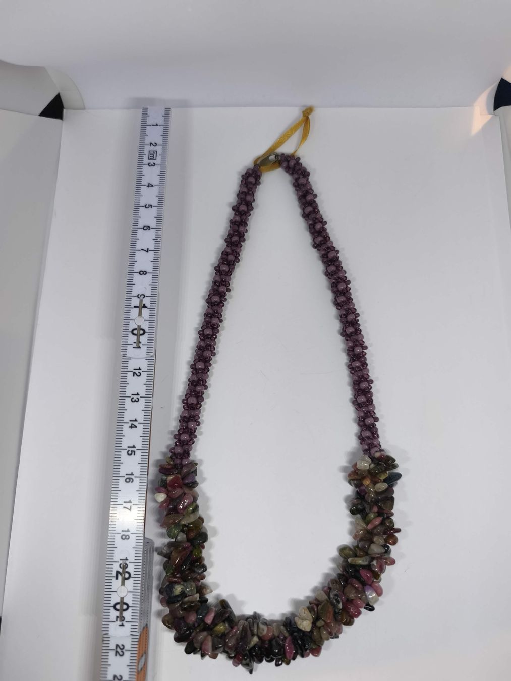 Ketten: Kette mit Turmalinchips und Perlen, 42cm lang – Gebraucht aus St. Gallen von GIULESGG 3