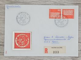 CL17 Enveloppe + Timbre Suisse 1970