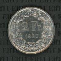 CHF___2.00 1980 stgl 2 Franken