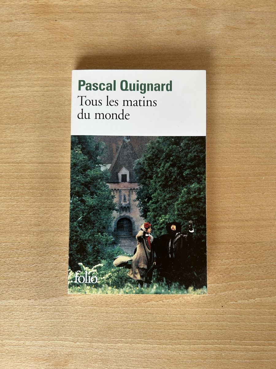 Libri: Pascal Quignard Tous les matins du monde Folio – Usato da Ardon venduto da cam_f86l