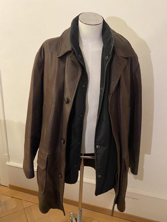 Exclusiver Corneliani Ledermantel, Gr. 50 mit Innenjacke