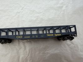 wagon porte-autos Tyco HO (Chessie System)