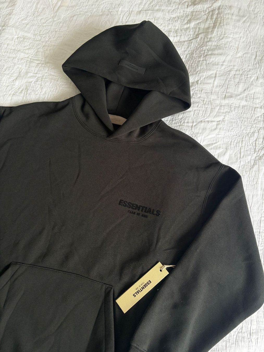 Fear of God Maglioni & Felpe: Sweat à capuche Essentials noir – Nuovo (secondo la descrizione) da Le Lignon venduto da hzrl 1