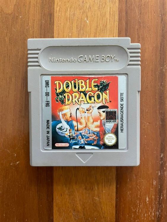 Jeu Double Dragon Sur Game Boy - Version PAL, Bon état, Boîtier Et Instructions Inclus