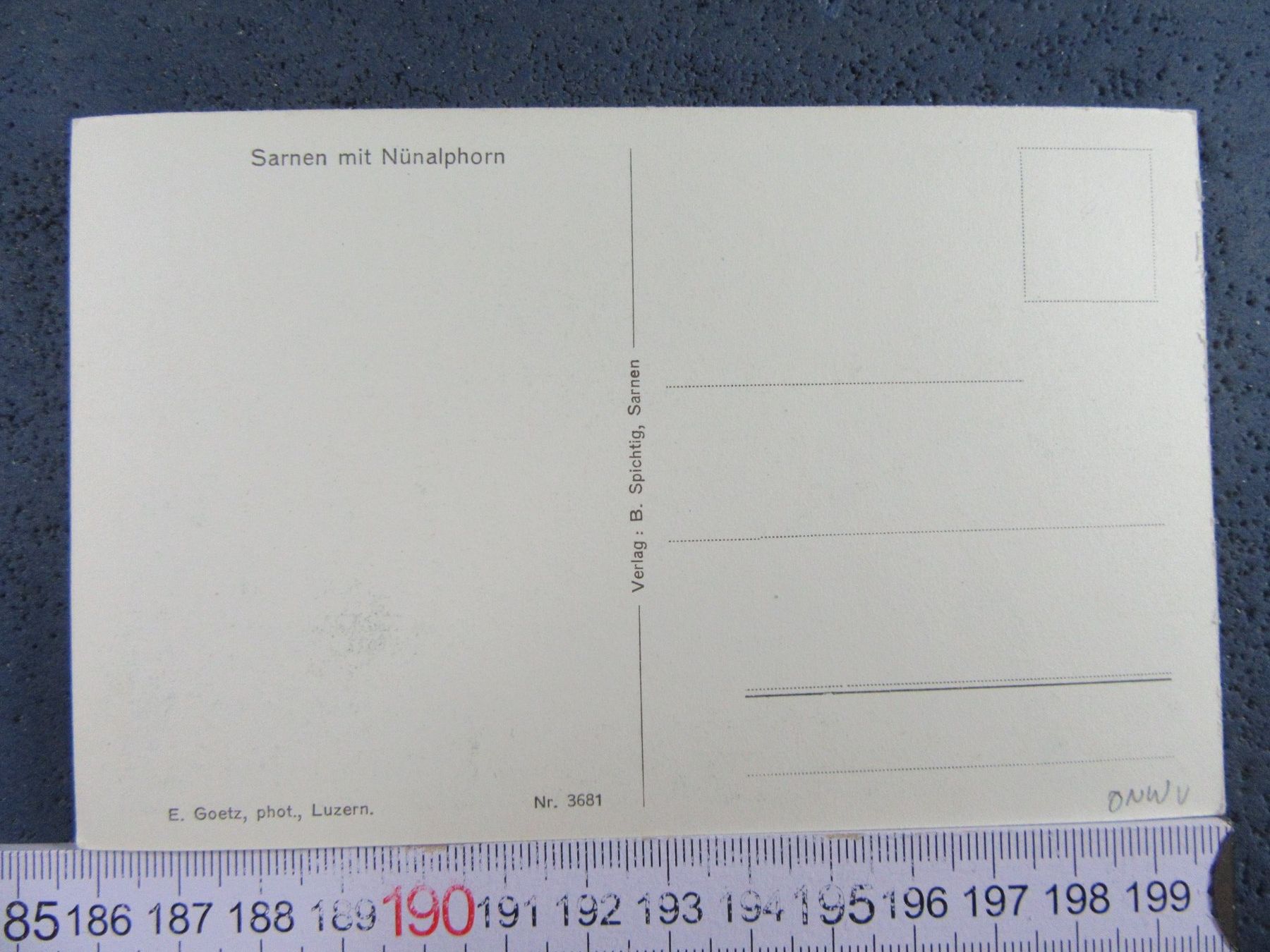 Cartes postales: SARNEN LUFTBILD AK ONW NÜNALPHORN – D'occasion à Ettingen par Hausi4711 2