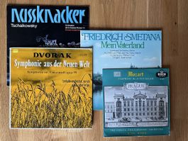 4 Klassik Schallplatten: Mozart, Dvorak, Smetana, Tschaikows