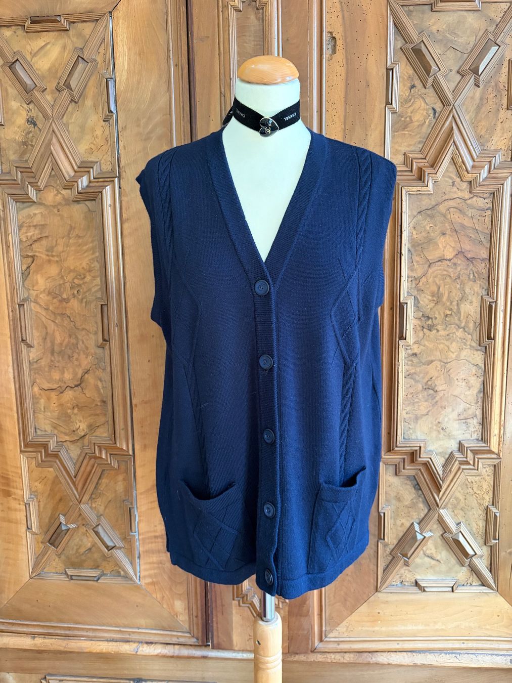 Gilet & Giacche: VINTAGE Weste  Größe L 50 % Schurwolle – Usato da Interlaken venduto da Bona55 6