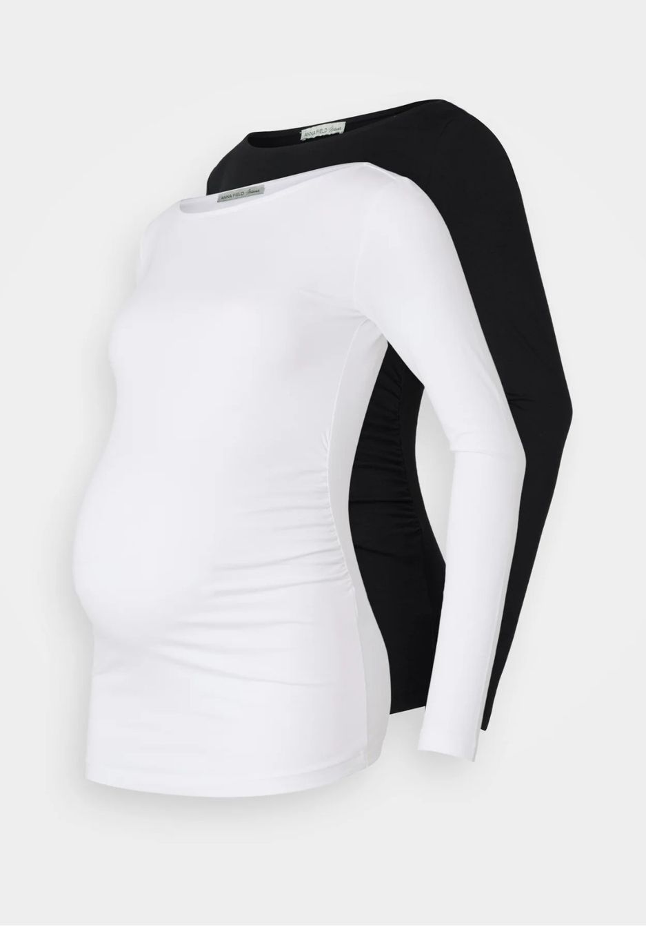 Anna Field Maglioni & Felpe: 2 Umstandsshirts langarm schwarz und weiss Set – Usato da Mettmenstetten venduto da ste_9tm8 1