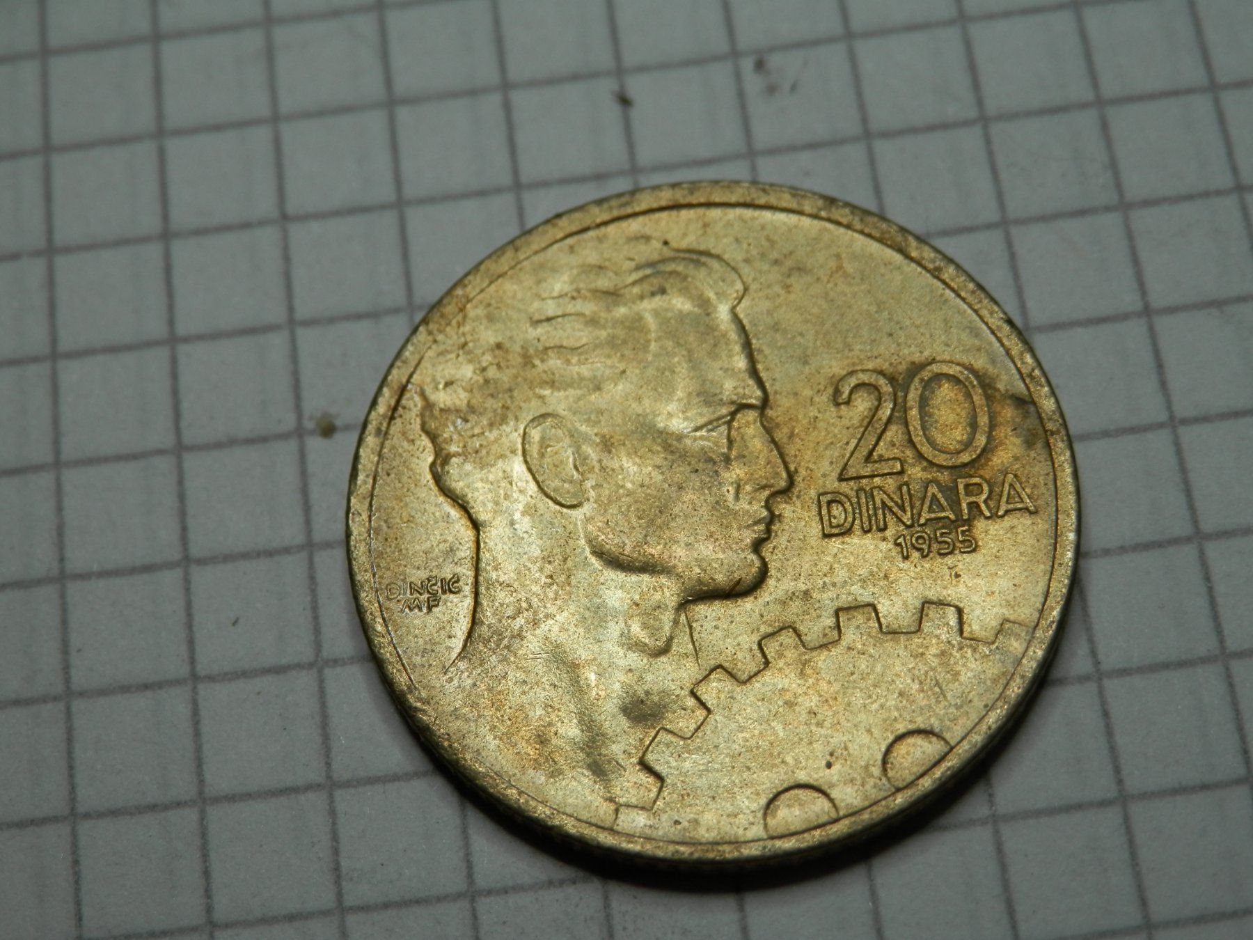 Tutti le monete: Jugoslawien 20 Dinar, 1955 – Usato da Weiach venduto da weiach81