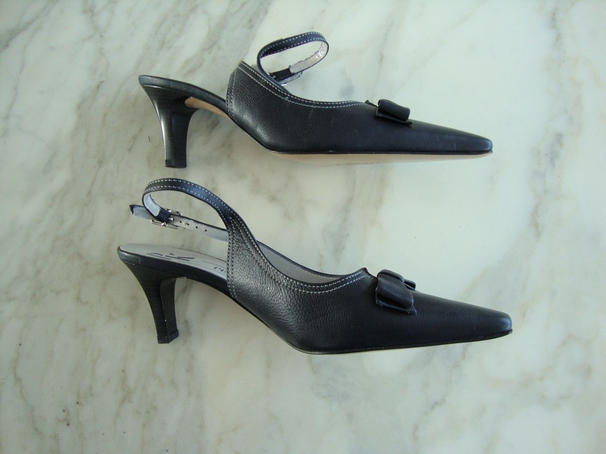 Kaiser Scarpe da donna: Slingpumps 35 dunkelblau – Nuovo (secondo la descrizione) da Zürich venduto da Senga05 1