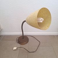 Vintage Lampe Fiberglasschirm