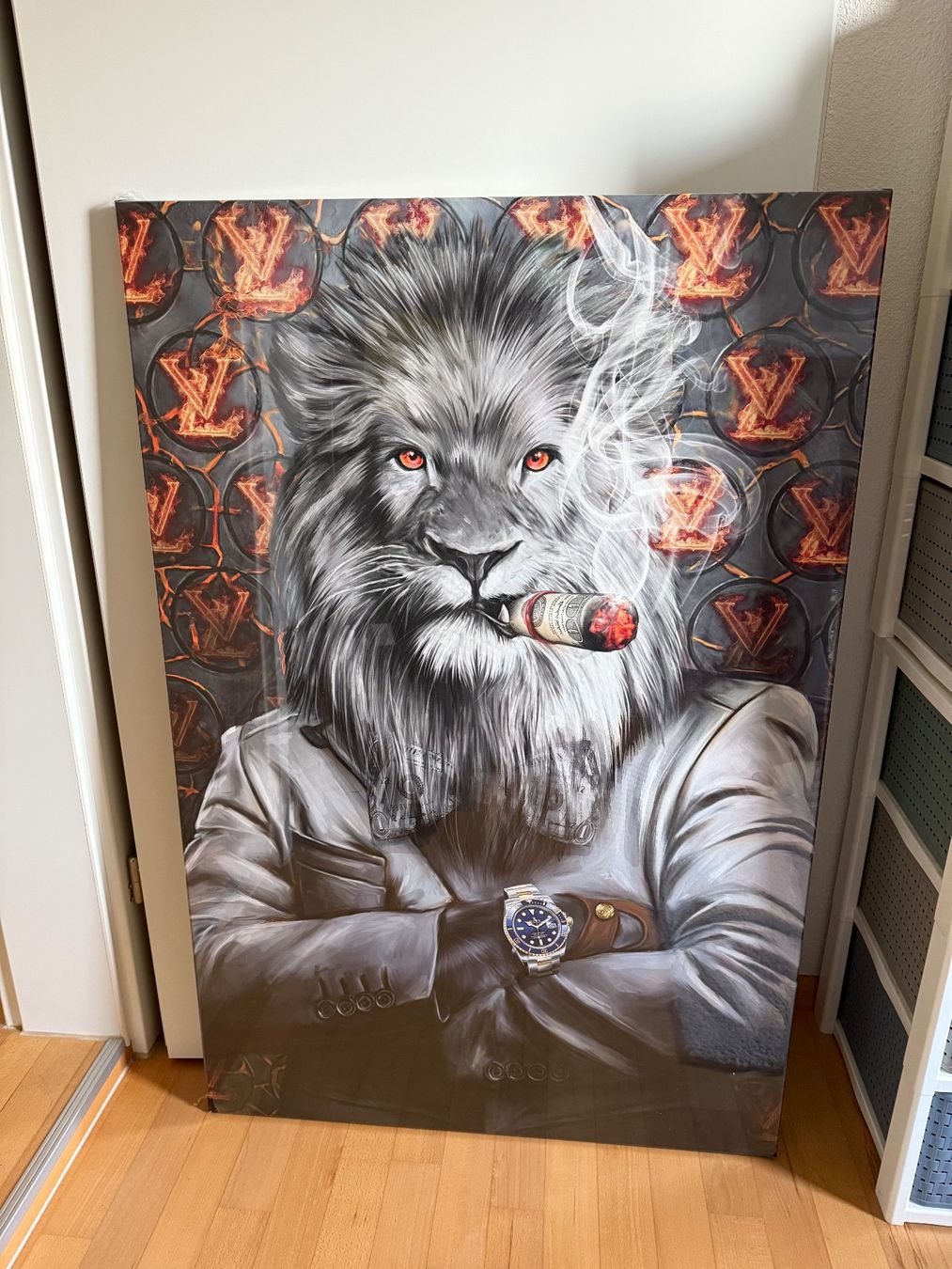 Foto & Immagini: Kunst. Bild 120/80cm Löwe. Neue – Nuovo e nell'imballaggio originale da Winkel venduto da Olirickli05