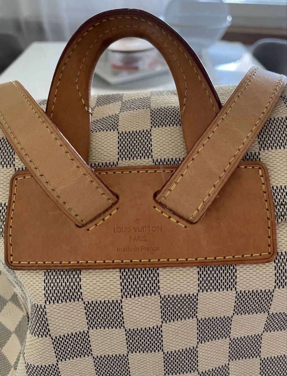 Zaini: Louis Vuitton Sperone Rucksack Damier Azur – Usato da Allschwil venduto da figurella5 5
