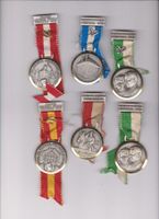 Lot de 6 médailles Général Guisan