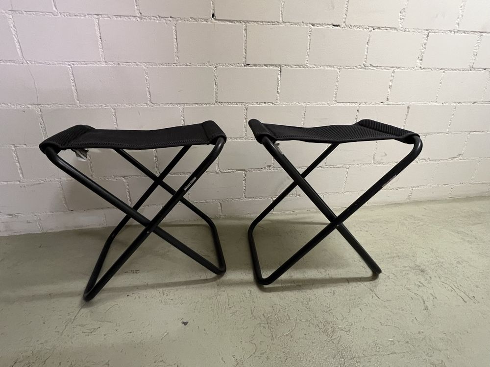 Hocker: 2 Westfield Klapphocker, Campinghocker, neuwertig, schwarz – Gebraucht aus Bülach von Manolo007 1