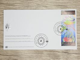 CL22 Enveloppe + Timbre UN / Suisse 2011