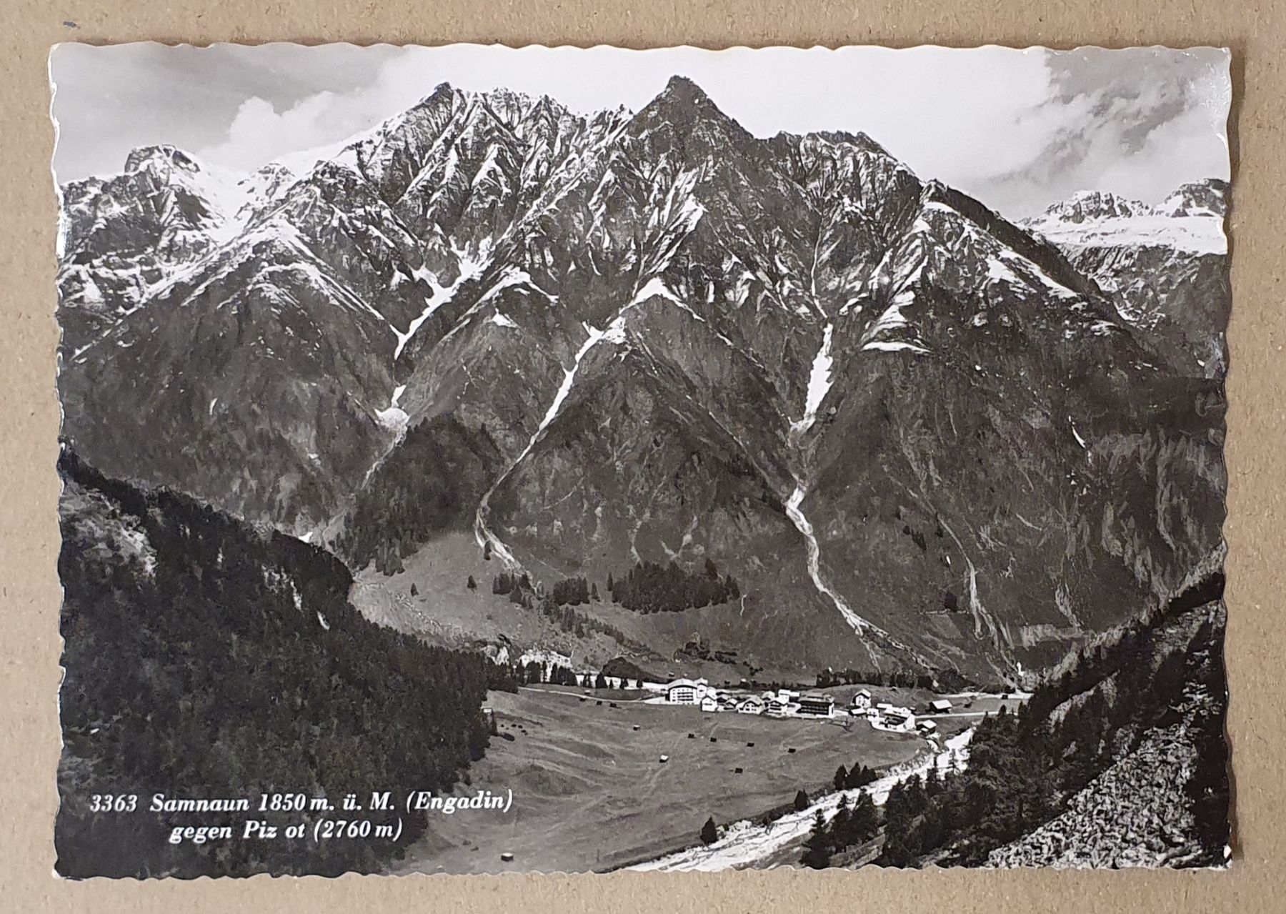 Ansichtskarten: 5 Ansichtskarten Samnaun 1959 – Gebraucht aus Kreuzlingen von Rschweiz1 3