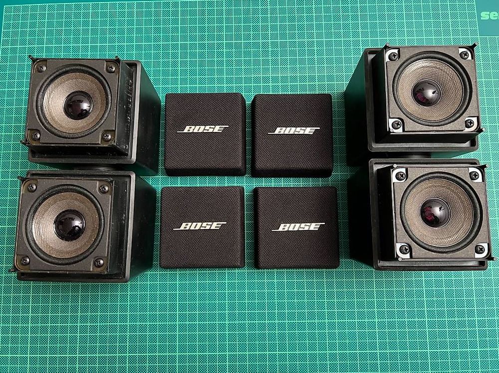 Paire D'enceintes Bose Acoustimass (blanc) – état Fonctionnel